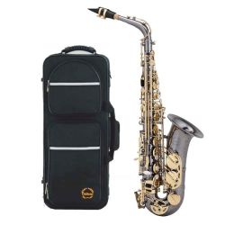 Chateau CAS-21 Eb Alto Saxophone Black With Lacquered Keys