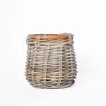Rattan Stout Round Basket - Large - 38CM X 32CM