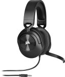 Corsair HS55 Surround Carbon 50MM Audio Drivers Omnidirectional MIC Analog – New