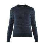 Womens Vik Nordic Sweater - Dark Navy XS