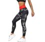 - No Days Off Motivational Workout Leggings Sports Gym Pants - Stretch Fit X 2