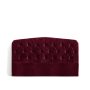 Meli Velvet Headboard - Red - King