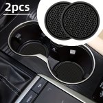 2PCS Car Water Cup Base Car Water Cup Non-slip Mat Water Cup Base Car Interior Decoration Non-slip Mat