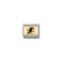 Composable Classic Link Gold With Thunderbolt Black