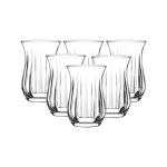 6 Piece 160ML Echo Tea Glass Set Clear