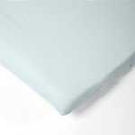 200 Thread Count 100% Cotton Kids Fitted Sheet Duck Egg - Double Xlxd 137X202X35CM