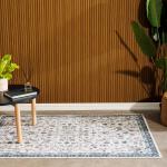 Softweave Printed Carpet Fern Dusky Blue - Xx-large 200X300CM