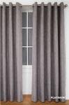 Simon Baker Amalfi Eyelet Curtain Platinum Various Lengths - Platinum W 265 X L 250CM