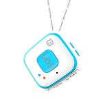 ReachFar V28 Necklace Style GSM MINI Lbs Wifi Agps Tracker Sos Communicator Blue