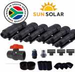 D.i.y Triple Density Pool Solar Panels 6 Panel Kit With Fittings