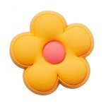 Crocs Orange Flower Jibbitz