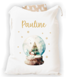Personalised Christmas Bag - Snow Globe