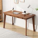 Iotxy Solid Wood Writing Desk - Home Office Workbench Desk With Drawer Laptop Computer Work Study Table