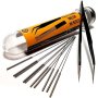 3D Printer Nozzle Cleaning Kit - 0.4MM Needles And Tweezers Toolkit - Stainless Steel Nozzle Cleaning Tool Kit - Alternative For 0.4MM Drill Bits For