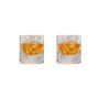 2 Set Transparent Whiskey Glasses 0.2 L