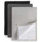 3 Piece Jewelry Cleaning Cloth 10" X 12" Silver Polishing Cloth Jewelry