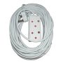 10M Extension Cord With A Two-way Multi-plug Extension Lead