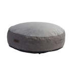 Rogz Lounge Flat Round Bed - Large Grey