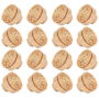 16 Pack Boho Rattan Dresser Knobs Handmade Wicker Compatible With None