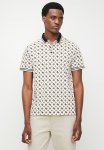 Guess Short Sleeve Olympic Pique Peony Polo - Black & Neutral