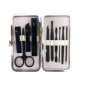 10 Piece Nail Care Set With Case Black