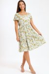 Ladies Floral Breeze Tiered Midi Dress