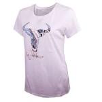 Ladies Marble Logo Tee - White - 3XL