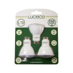 Luceco LGN3W25 3-LE GU10 3PK LED Lamp