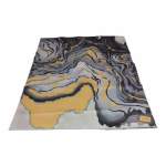 Smte 200CM By 150CM Modern 3D Geometric Design Area Rug A11 With Smte Keyring With Keychain