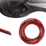 Eagri 16FT 5M Car Interior Trim Strip For Le-xus Tx TX350 TX500H TX500H+ 2024-2025 2026 Gap Filler Strip Soft Pvc Dashboard Deco