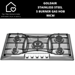 Goldair Stainless Steel 5 Burner Gas Hob - 90CM