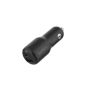Belkin - Boostcharge Dual Car Charger 42 Watt - Black