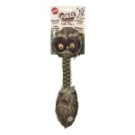 Furzz Braided Animal Dog Toys - Owl
