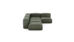 Four Module Corner Sofa - Leather - Olive - 199CM X 283CM