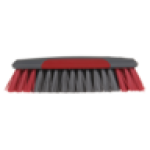 Red & Grey Kidney Shape Scrub Brush