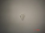Howlite Natural Small Arrow Head Pendant F175