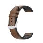 20MM Silicone Leather Watch Band For Huawei Watch GT 2 42MM Brown