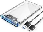 Orico 2.5" External Hard Drive Enclosure USB 3.0 To Sata III Tool-free Clear Hard Disk Case For 2.5 Inch 7MM 9.5MM Sata Hdd SSD