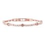 Civetta Spark Gema Bracelet- Vintage Rose Crystal Rosegold