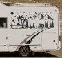 Beach And Mountains Caravan Decals
