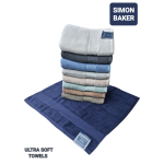 Simon Baker - Ultra Soft Luxury Collection Bath Towels 600GMS Various Colours - 70CM X 130CM - Navy 70CM X 130CM