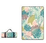 Water Resistant Picnic Blanket 148X200CM Foldable Beach Mat - Tropical