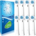 8 Pack Replacement Toothbrush Heads Compatible With Oral B Io Brush Heads For Oral-b Io 2 3 4 5 6 7 8 9 10 7G Series With Covers