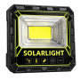 Solar LED Outdoor Flood Light With Sensor Function - IP67 - Black