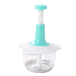 1.5L Multifunction Manual Food Chopper Home Kitchen Meat & Veggie Grinder