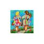 Diamond Painting Diy Kit Full Drill 30X30CM- Walking In The Garden