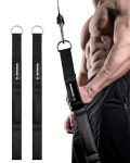 Manueklear Tricep Rope Cable Attachment Handles Greater Range Of Motion Tricep Pull Down Rope For Push Downs Crunches Facepulls