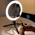 Selfie Ring Light With Tripod Stand And Phone Holder