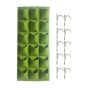 Felt Vertical Garden With Cement Hooks - 18 Pockets Wall Hanging Planter