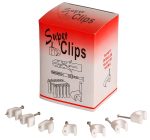 King Cable Clips 7MM White X 100
